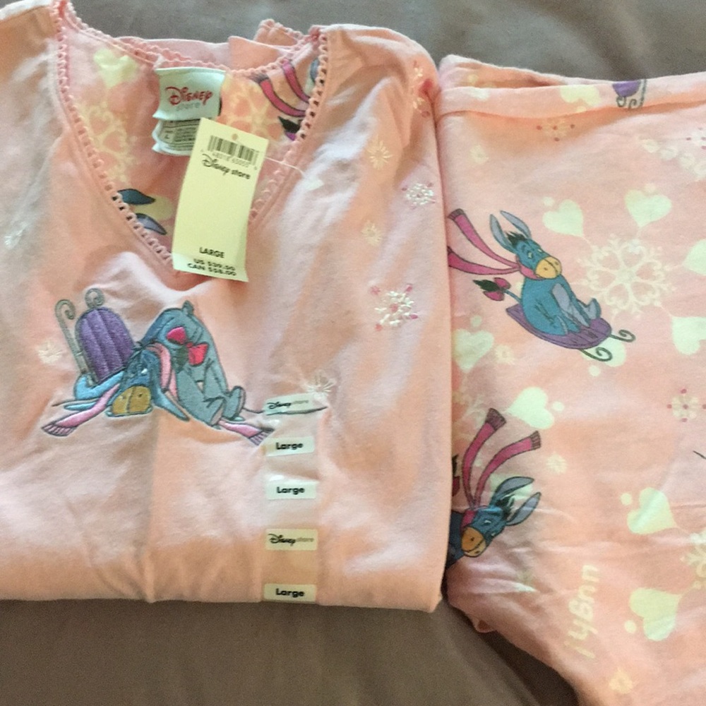 Eeyore pajama set WITH TAGS